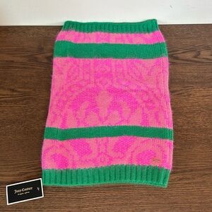 New Juicy Couture Malachite Combo Baroque Snood Scarf